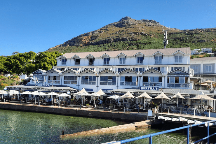 Bertha's Seafood Restaurant on the Water Simonstown Harbour