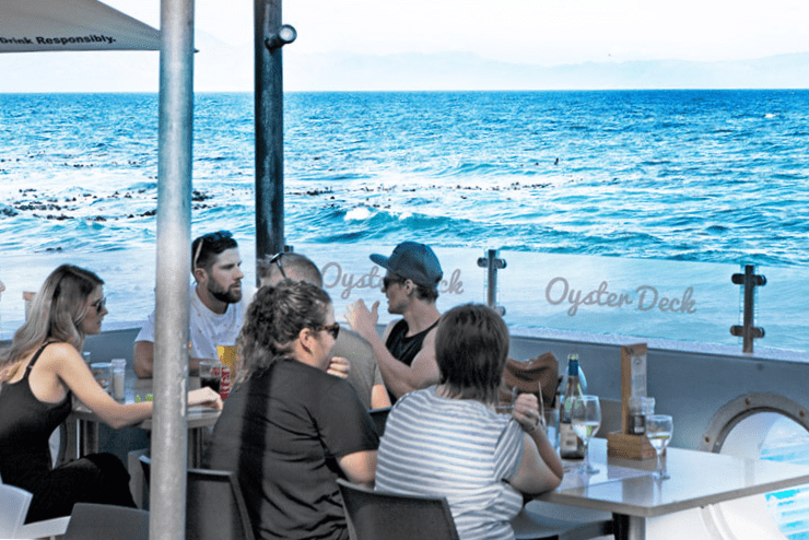 Oyster Deck Brass Bell Restaurant Kalk Bay